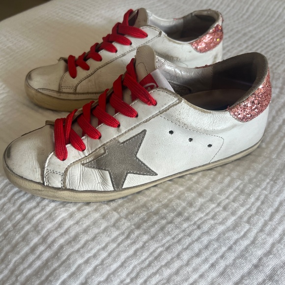 Authentic Golden Goose Superstar pink glitter and gray - size 36 - Picture 3 of 9